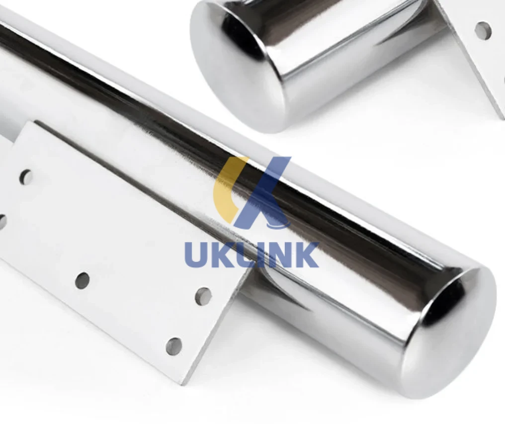 Mirror-Polished Stainless Steel Cylindrical Sofa Legs - Image 2