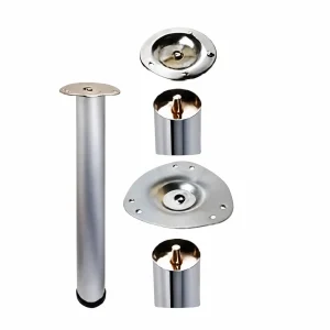 Modern Chrome Metal Furniture Legs