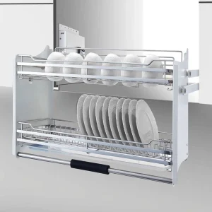 Pull-Out Wall Cabinet Dish Rack Kit UKLinkHardware