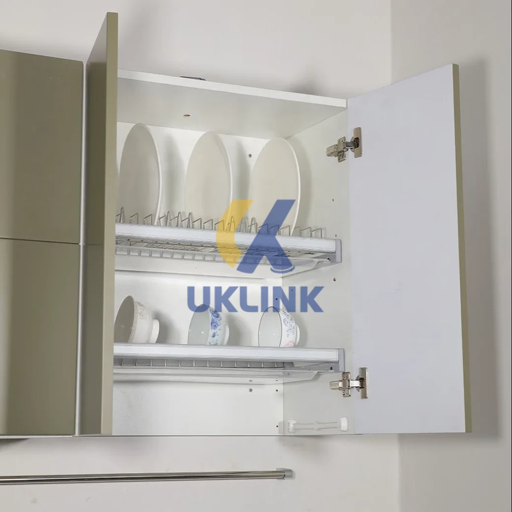 Pull-Out Wall Cabinet Dish Rack Kit UKLinkHardware - Image 2