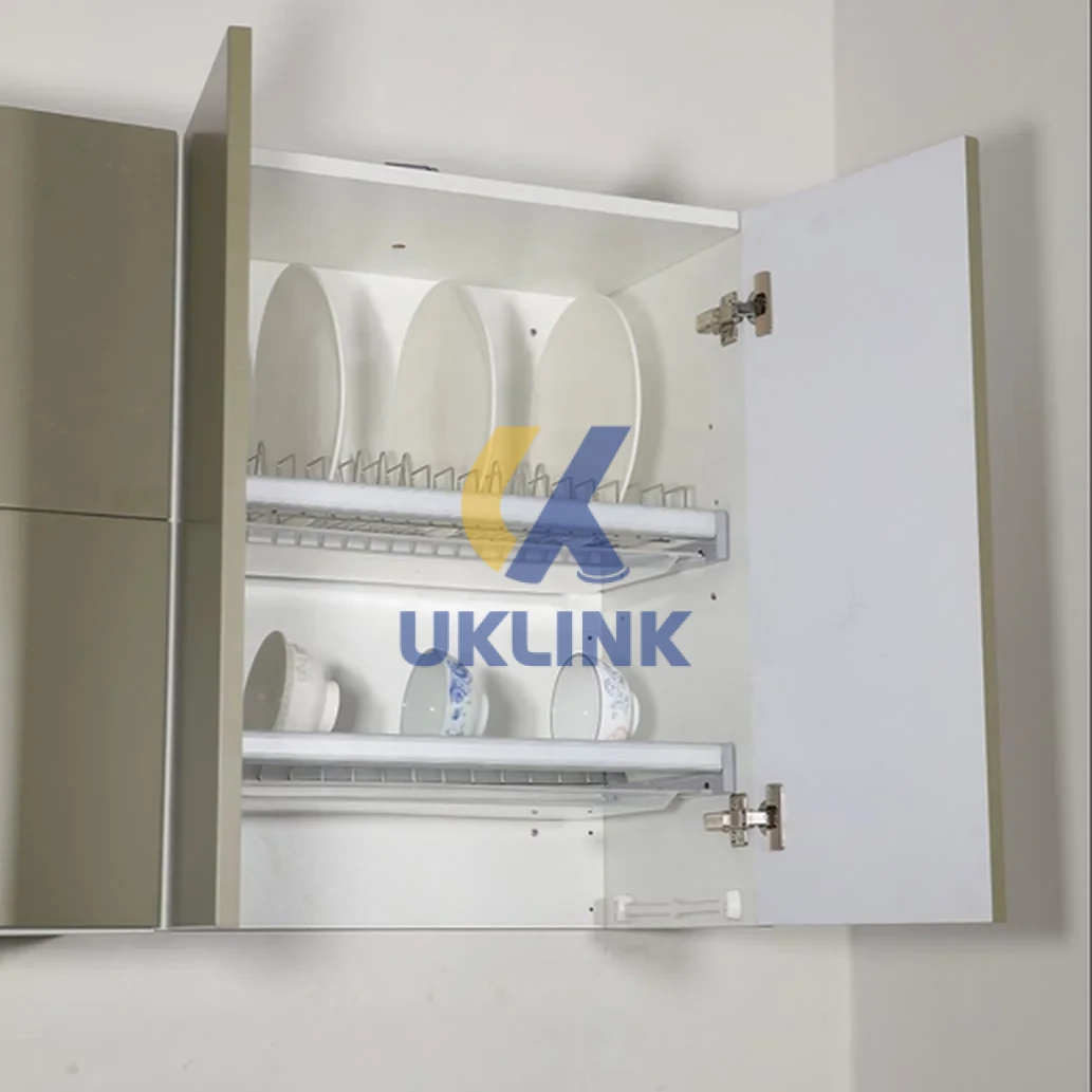 Pull-Out Wall Cabinet Dish Rack Kit UKLinkHardware - Image 3