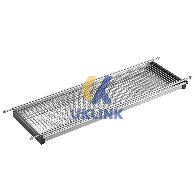 304 Stainless Steel Perforated Plate Rack with Drain Tray - Image 3