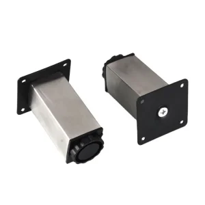 Stainless Steel Square Adjustable Sofa Legs M10 Thread