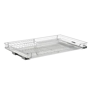 Stainless Steel Wire Mesh Cutlery Organizer Tray
