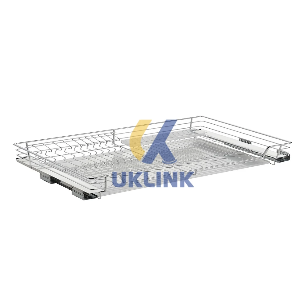 Stainless Steel Wire Mesh Cutlery Organizer Tray