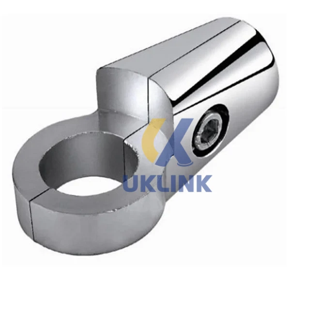 Chrome Steel 3-Way Tube Corner Joint - Image 3