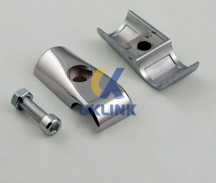 Chrome Aluminum T-Joint Connector 25mm - Image 4