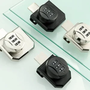 Zinc Alloy USB-C Glass Cabinet Lock