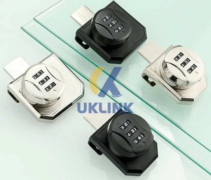 Zinc Alloy USB-C Glass Cabinet Lock