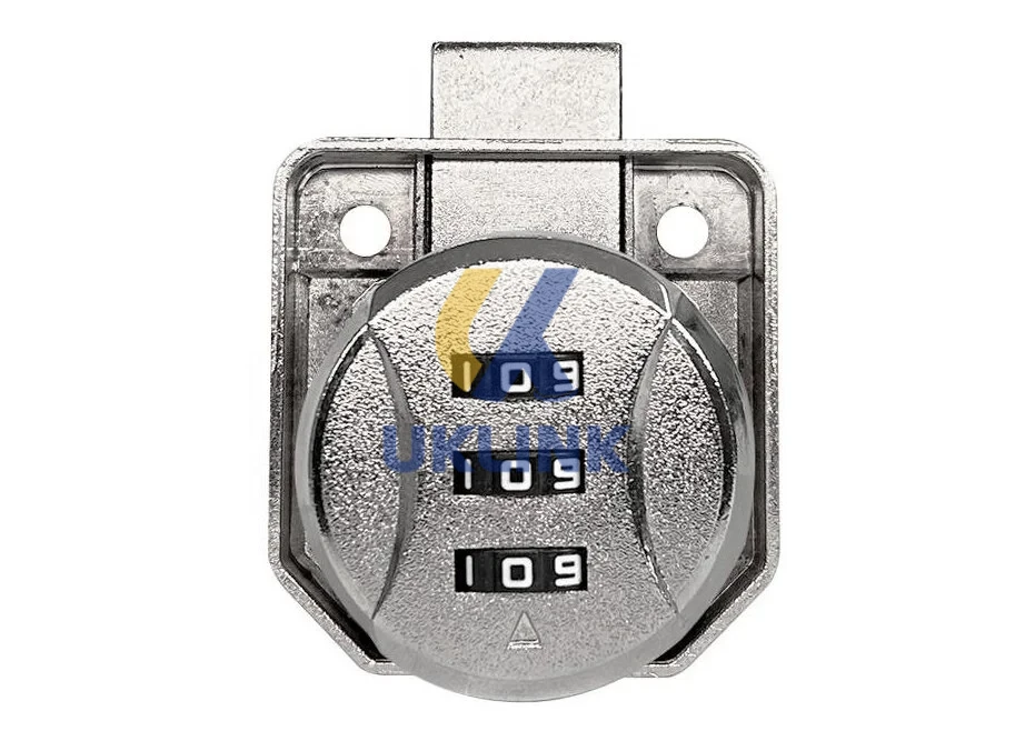 Nickel-Plated Rotary Cabinet Lock 12mm - Image 4
