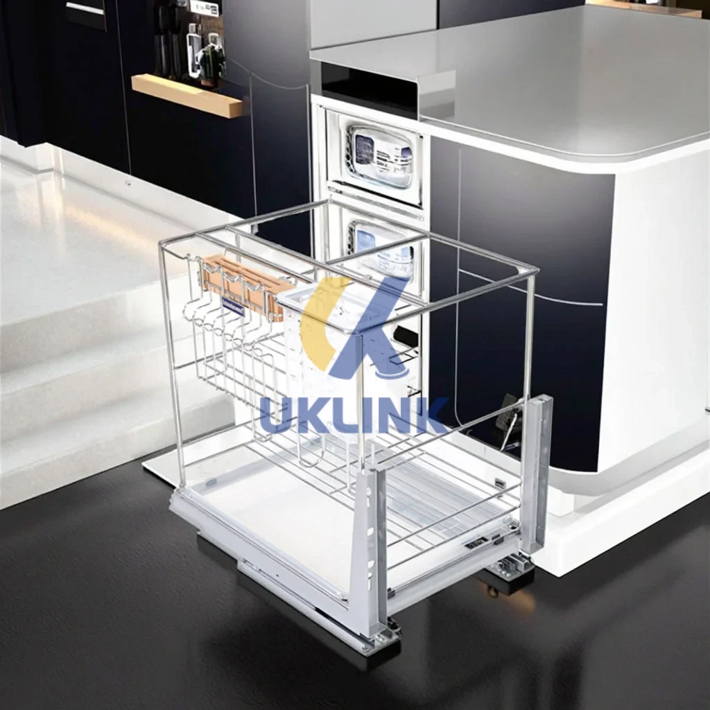Zinc Alloy & Chrome Stainless Steel 2-Tier Cutlery