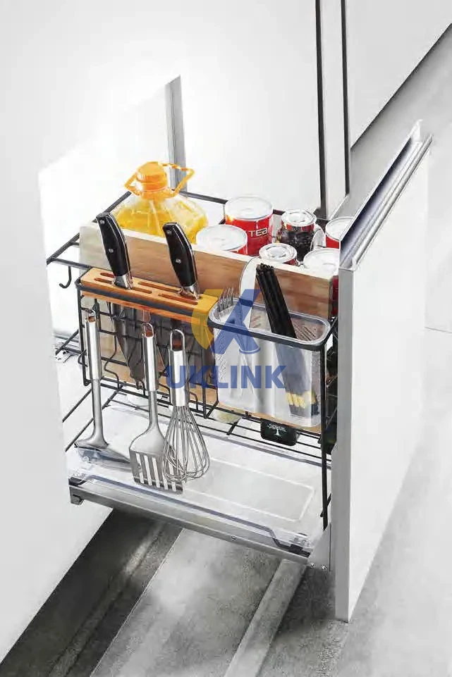 Zinc Alloy & Chrome Stainless Steel 2-Tier Cutlery - Image 2