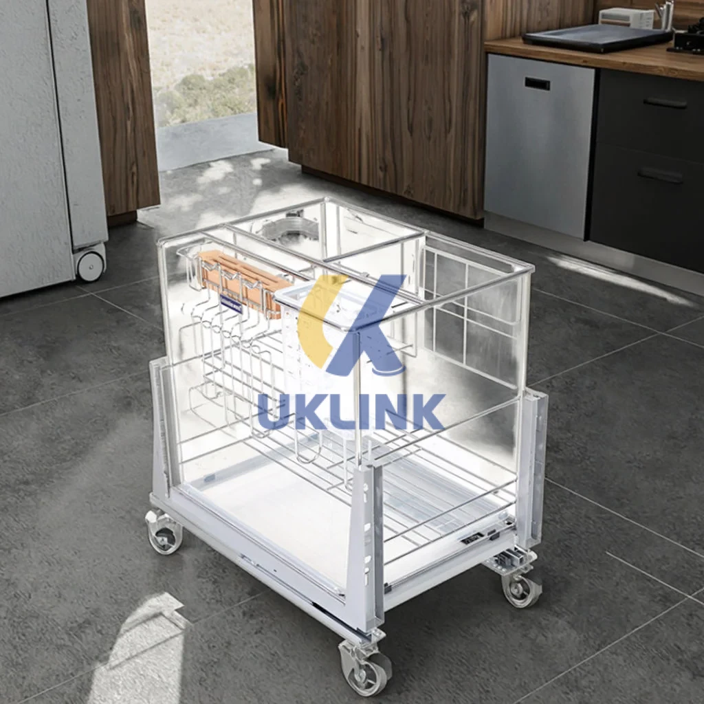Zinc Alloy & Chrome Stainless Steel 2-Tier Cutlery - Image 3