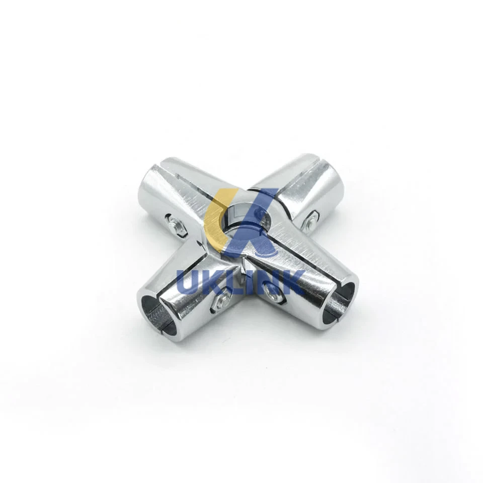 Zinc Alloy Cross Tube Connector Clamp UKLinkHardware