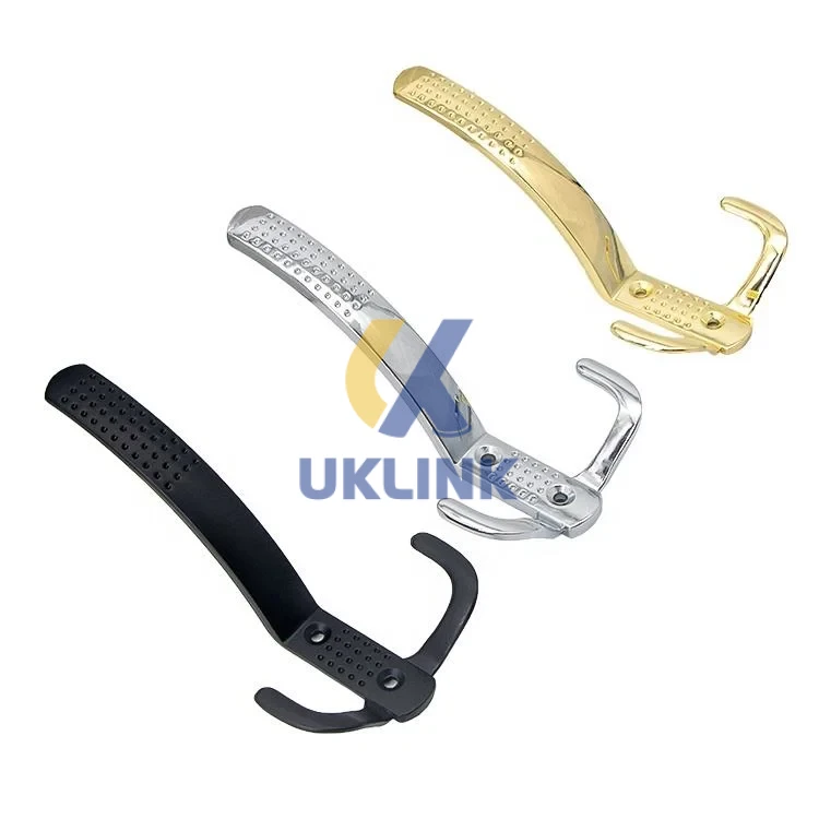 Zinc Alloy Dual-Color Chrome/Black Coat Hook – 137mm - Image 2