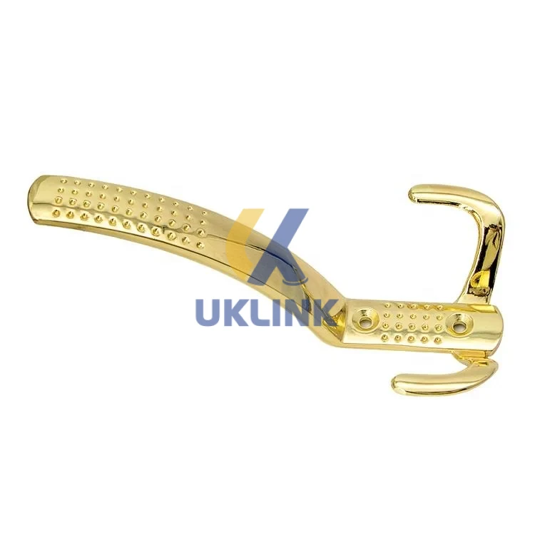 Zinc Alloy Dual-Color Chrome/Black Coat Hook – 137mm - Image 4