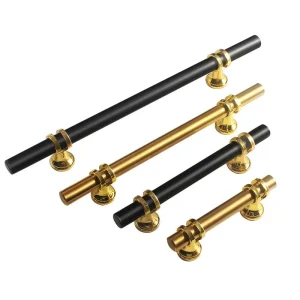 Zinc Alloy Dual-Tone Bar Pull Handles – Flared Conical