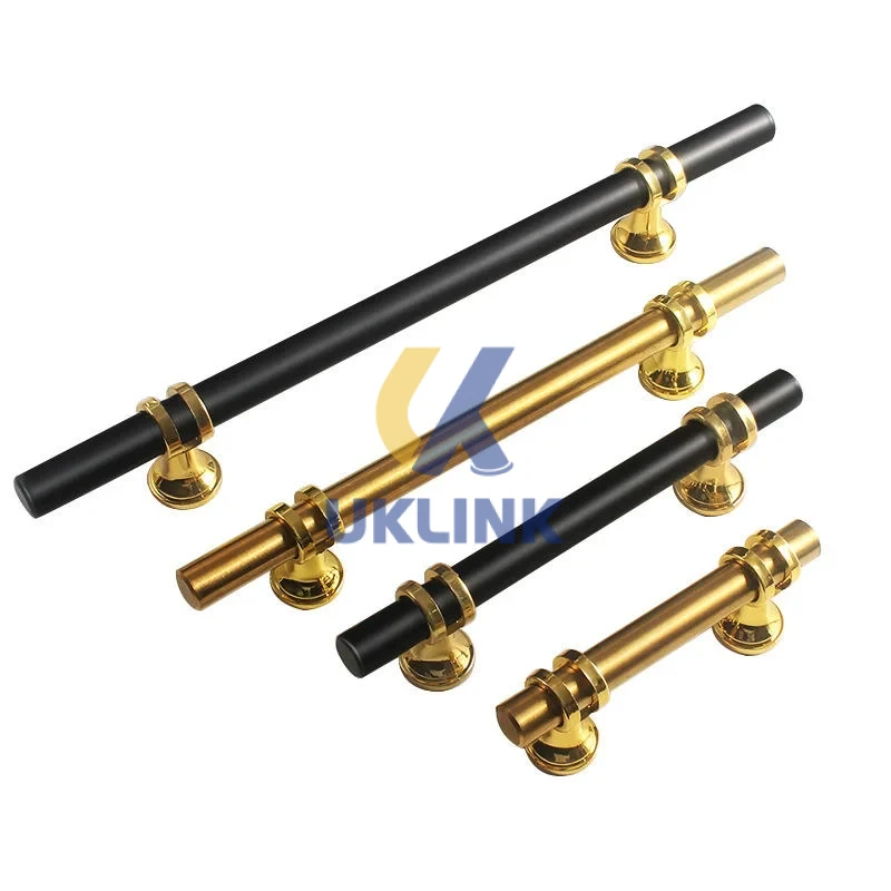 Zinc Alloy Dual-Tone Bar Pull Handles – Flared Conical