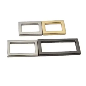 Zinc Alloy Rectangular Bag Strap Rings – Polished