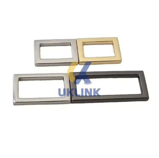 Zinc Alloy Rectangular Bag Strap Rings – Polished